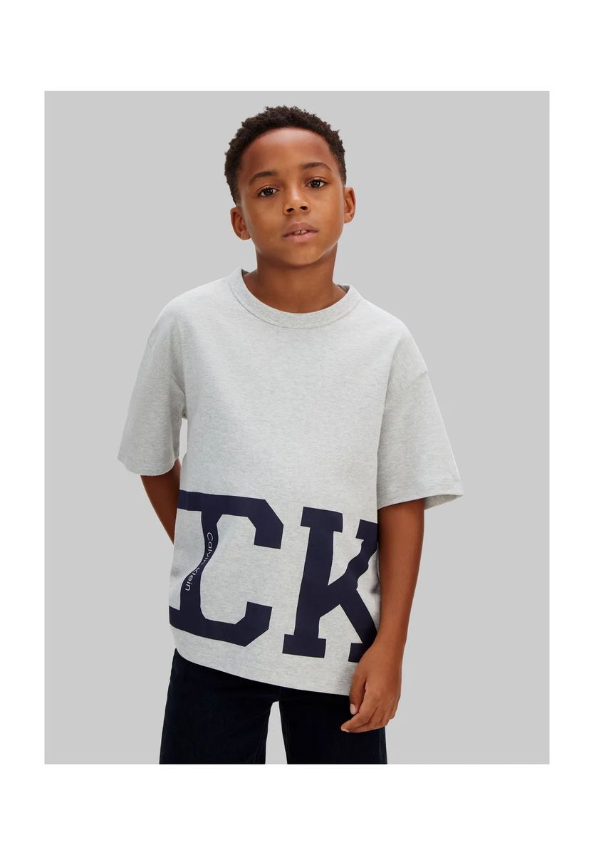 Übergroßes T-Shirt mit Logoprint