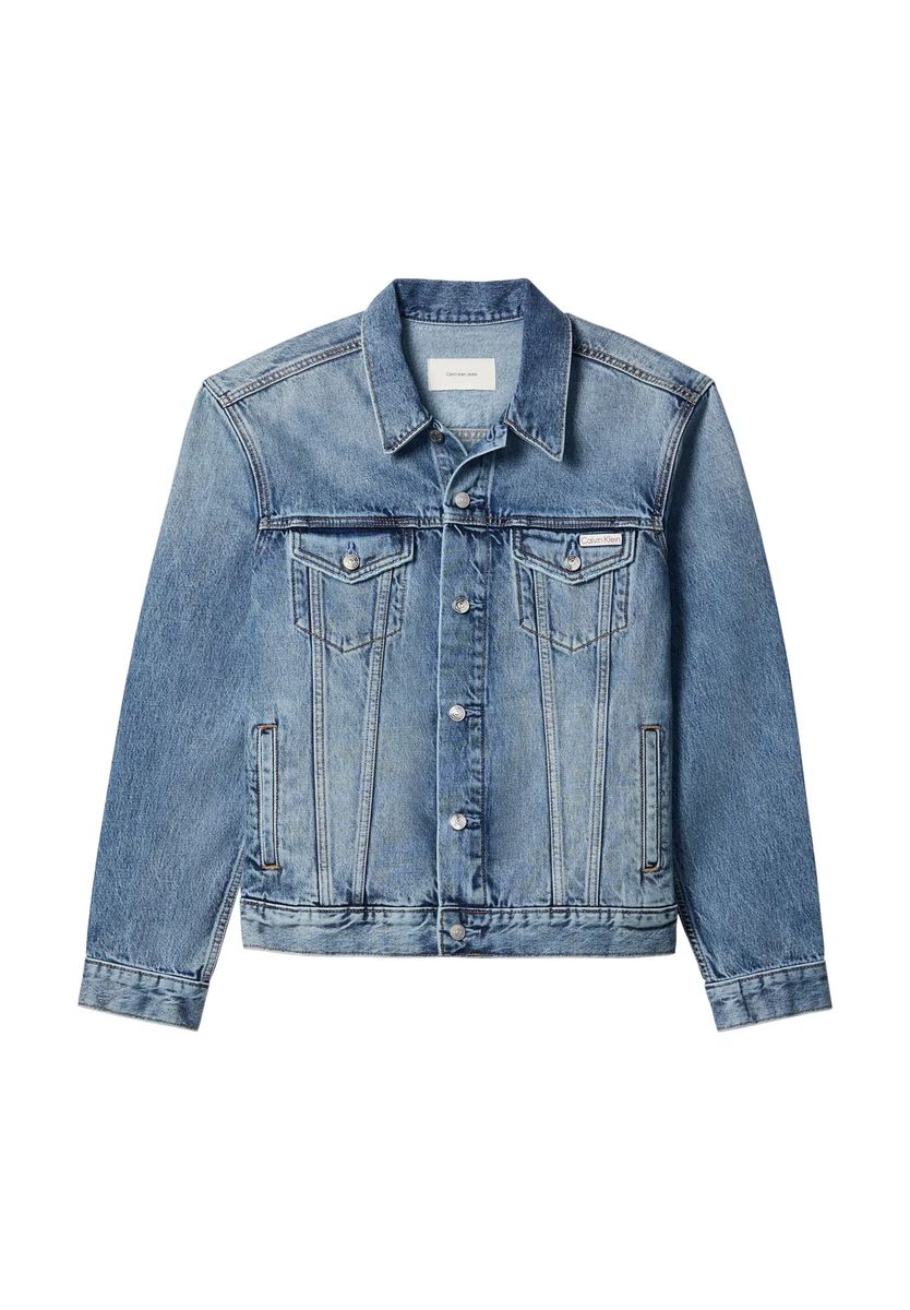 Klassische Jeansjacke mit Knopfleiste