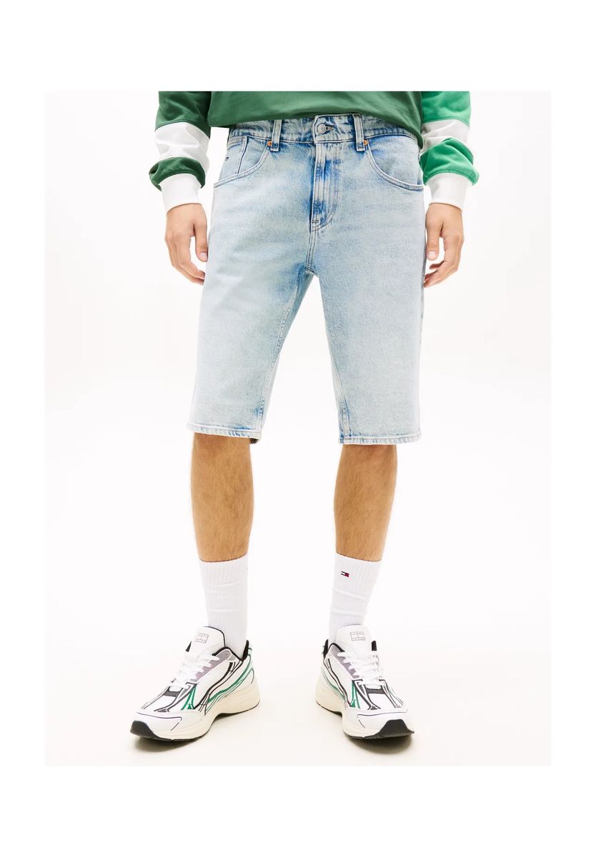 Five-Pocket Denim-Shorts im Straight-Fit