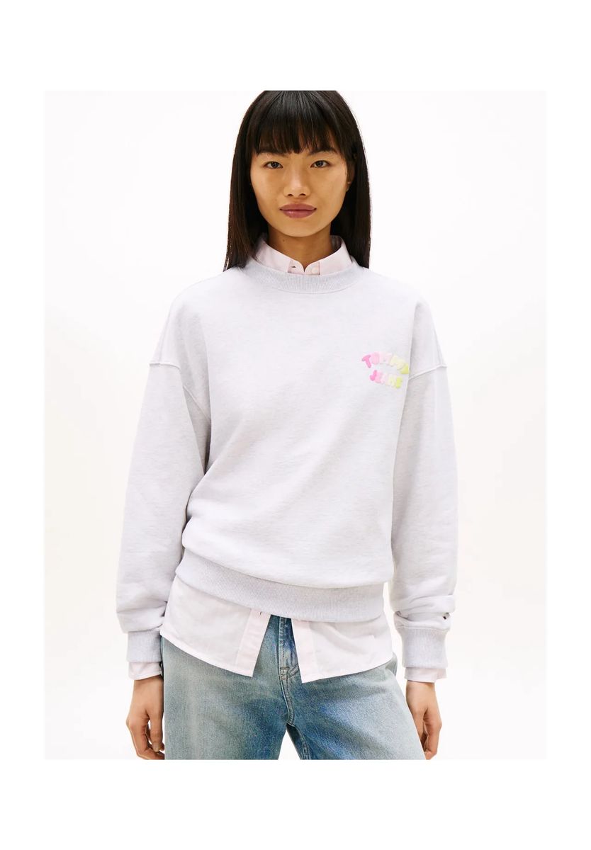 Bequemes Sweatshirt mit Grafik-Print