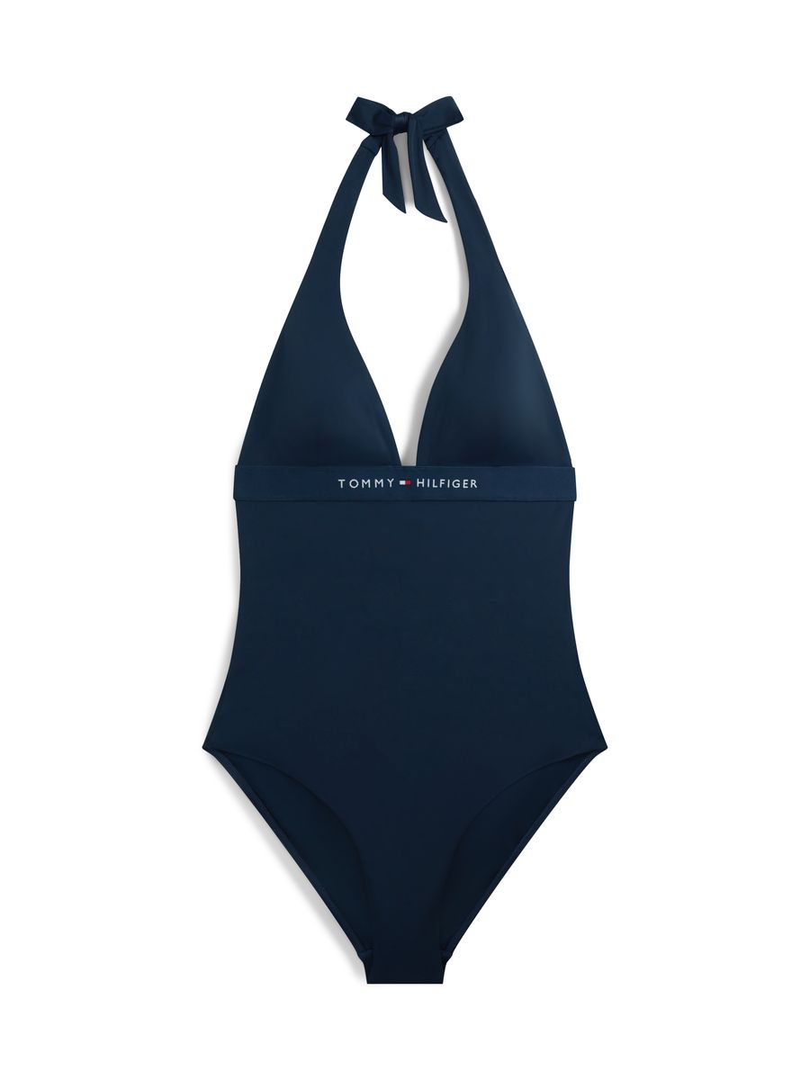Eleganter Halterneck-Badeanzug