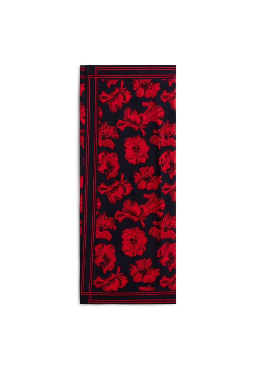 Übergroßer Pareo mit Blumenmuster