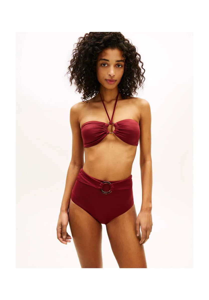 Bandeau-Neckholder mit Ring-Detail