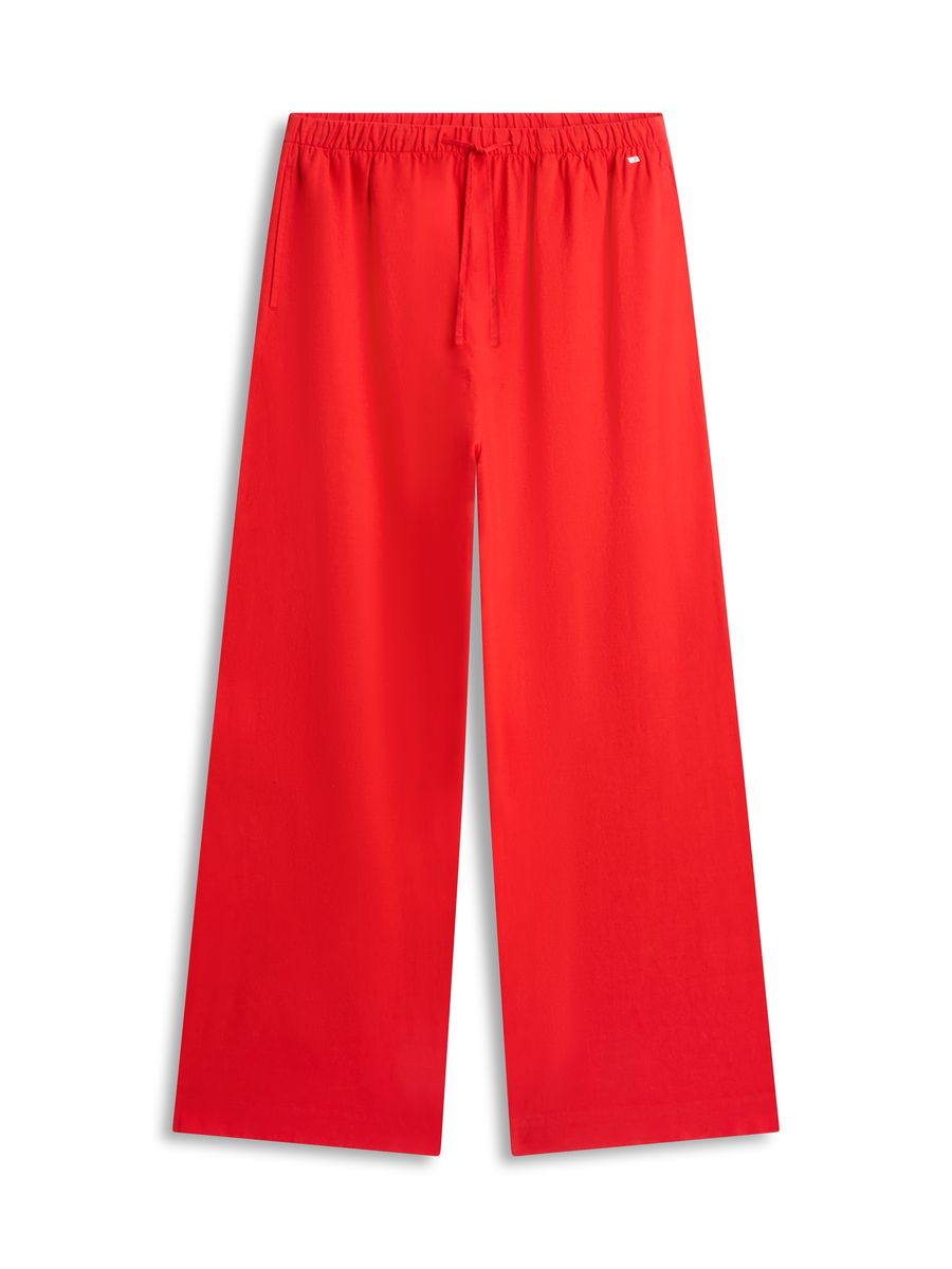 Loungewear-Hose mit weitem Bein