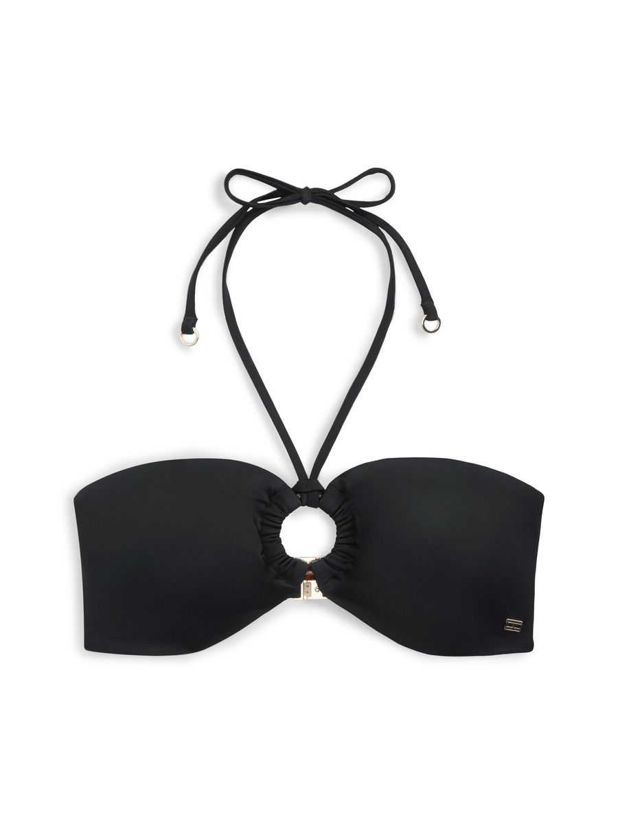 Bandeau-Neckholder mit Ringdetail