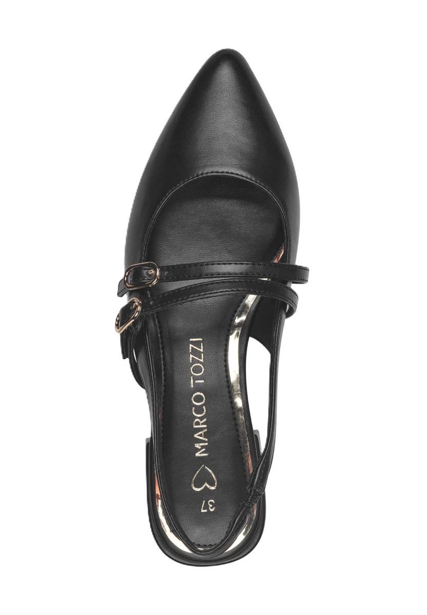 Elegante Slingback Ballerinas mit spitzer Zehenpartie