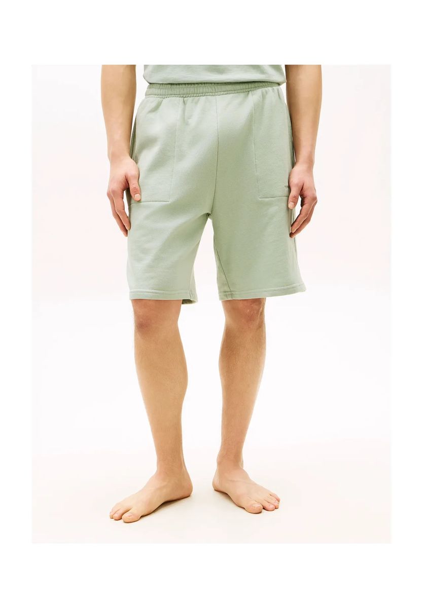 Locker geschnittene Lounge-Shorts aus Baumwolle