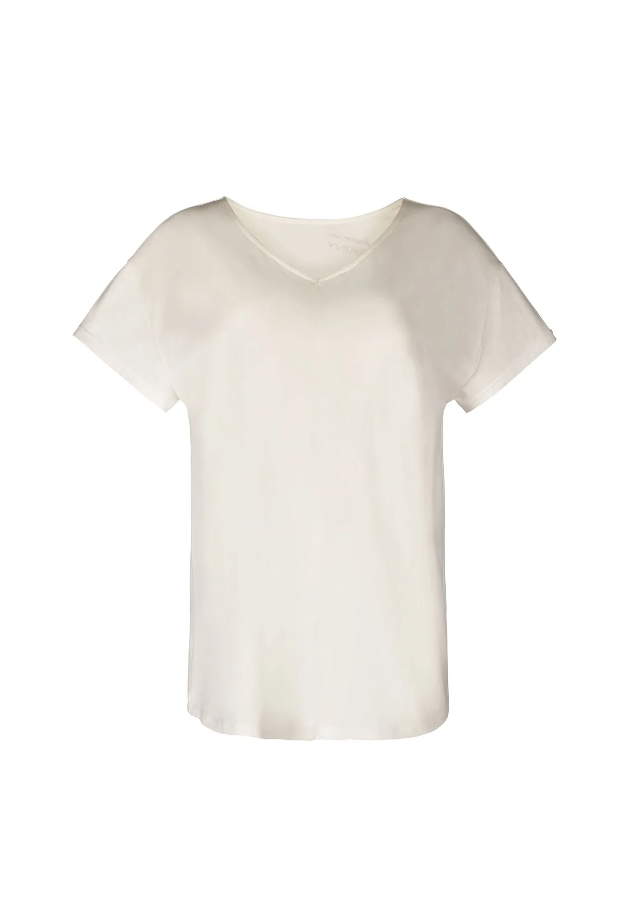 Weiches Lounge-T-Shirt mit V-Ausschnitt