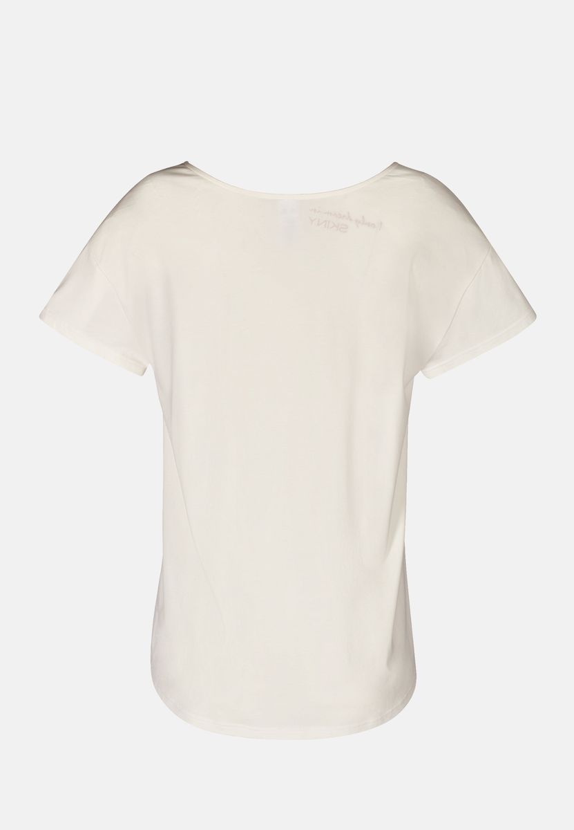 Weiches Lounge-T-Shirt mit V-Ausschnitt