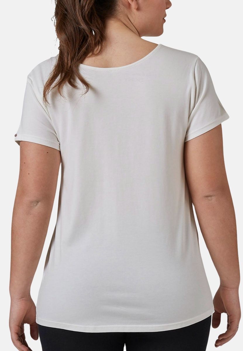 Weiches Lounge-T-Shirt mit V-Ausschnitt
