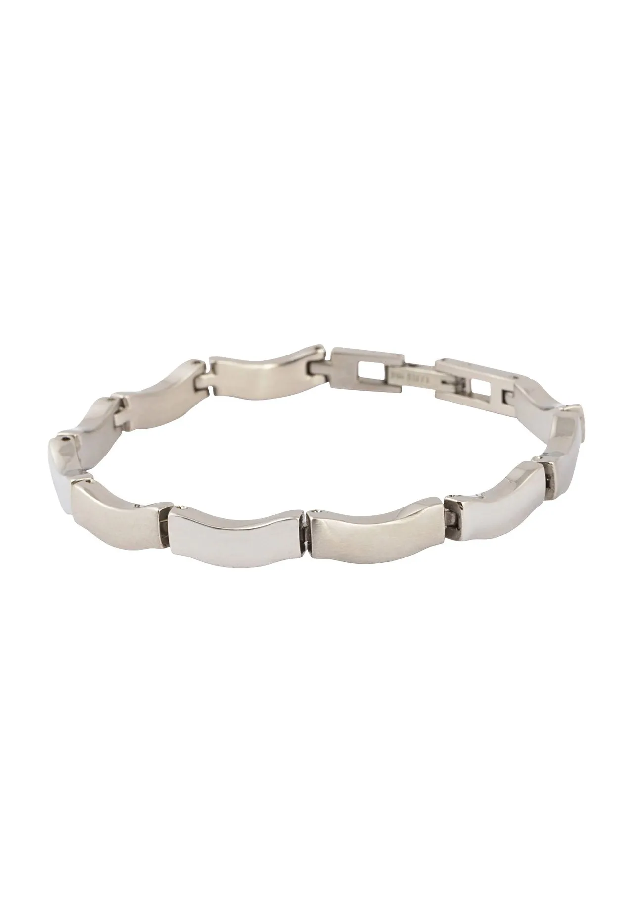 Modernes Gliederarmband in Wellenform