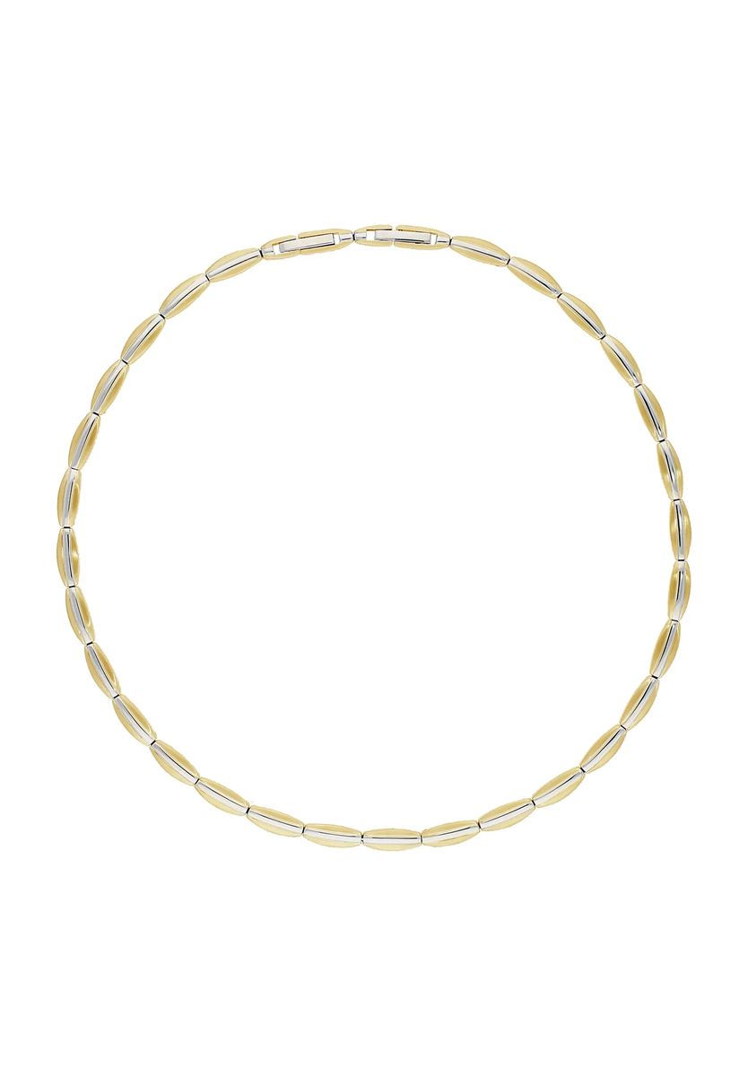 Bicolor Titan-Collier mit Satin-Finish