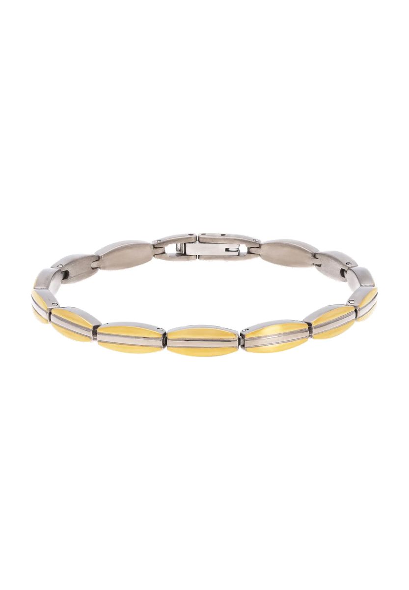 Bicolor-Gliederarmband aus Titan