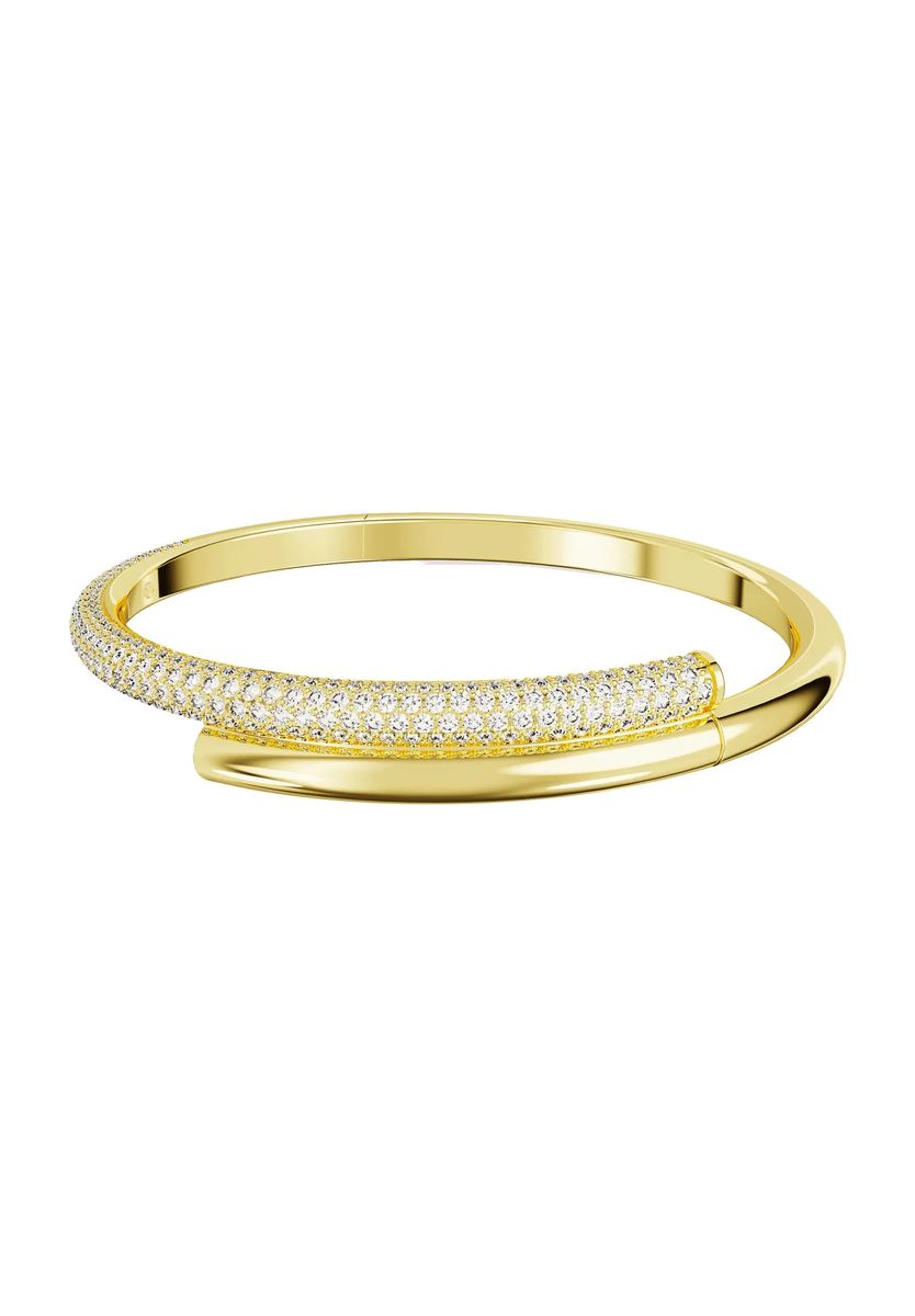 Eleganter Wickelarmreif mit Pavé-Kristallen