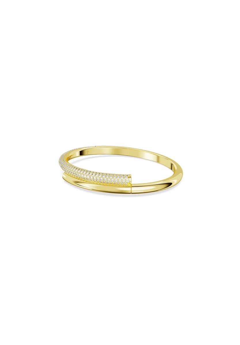 Eleganter Wickelarmreif mit Pavé-Kristallen