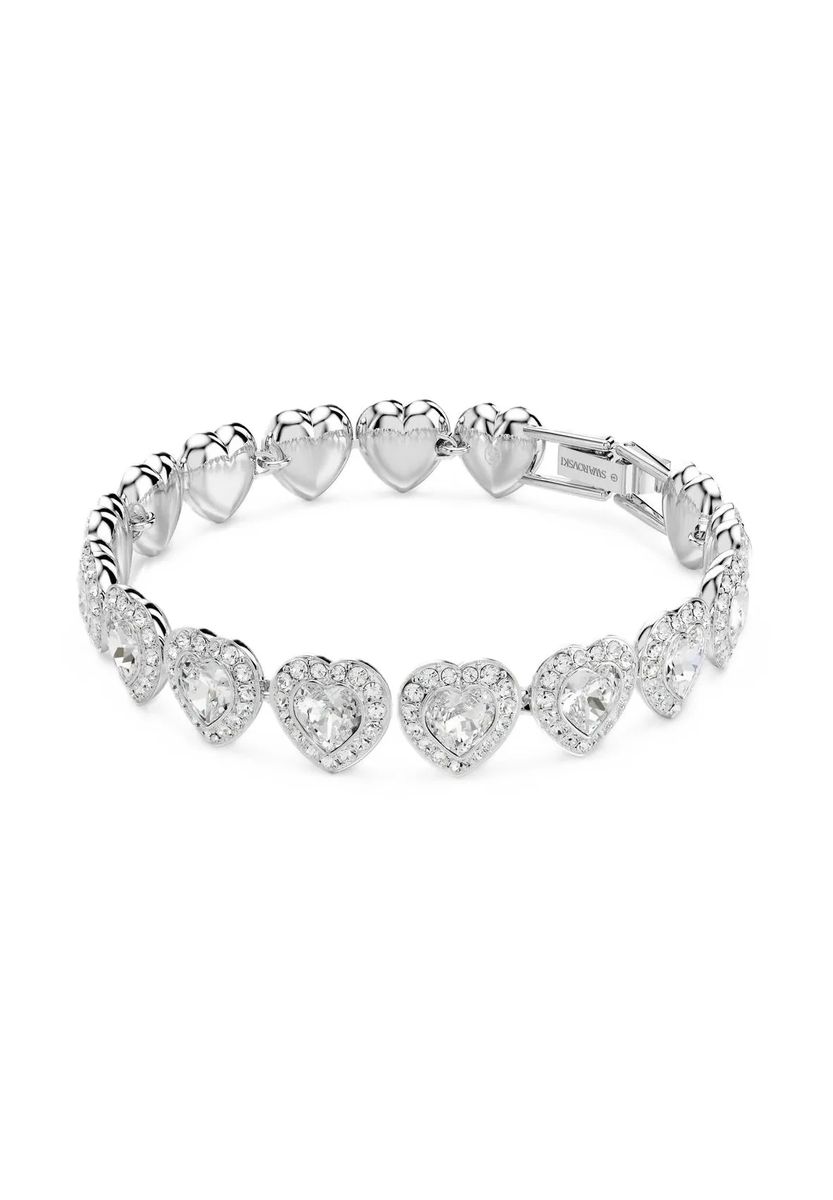 Armband mit Pavé-Herzen-Gliedern