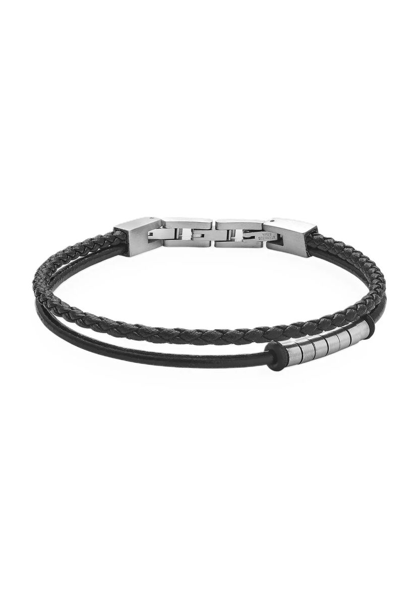 Zweisträngiges Geflochtenes Lederarmband