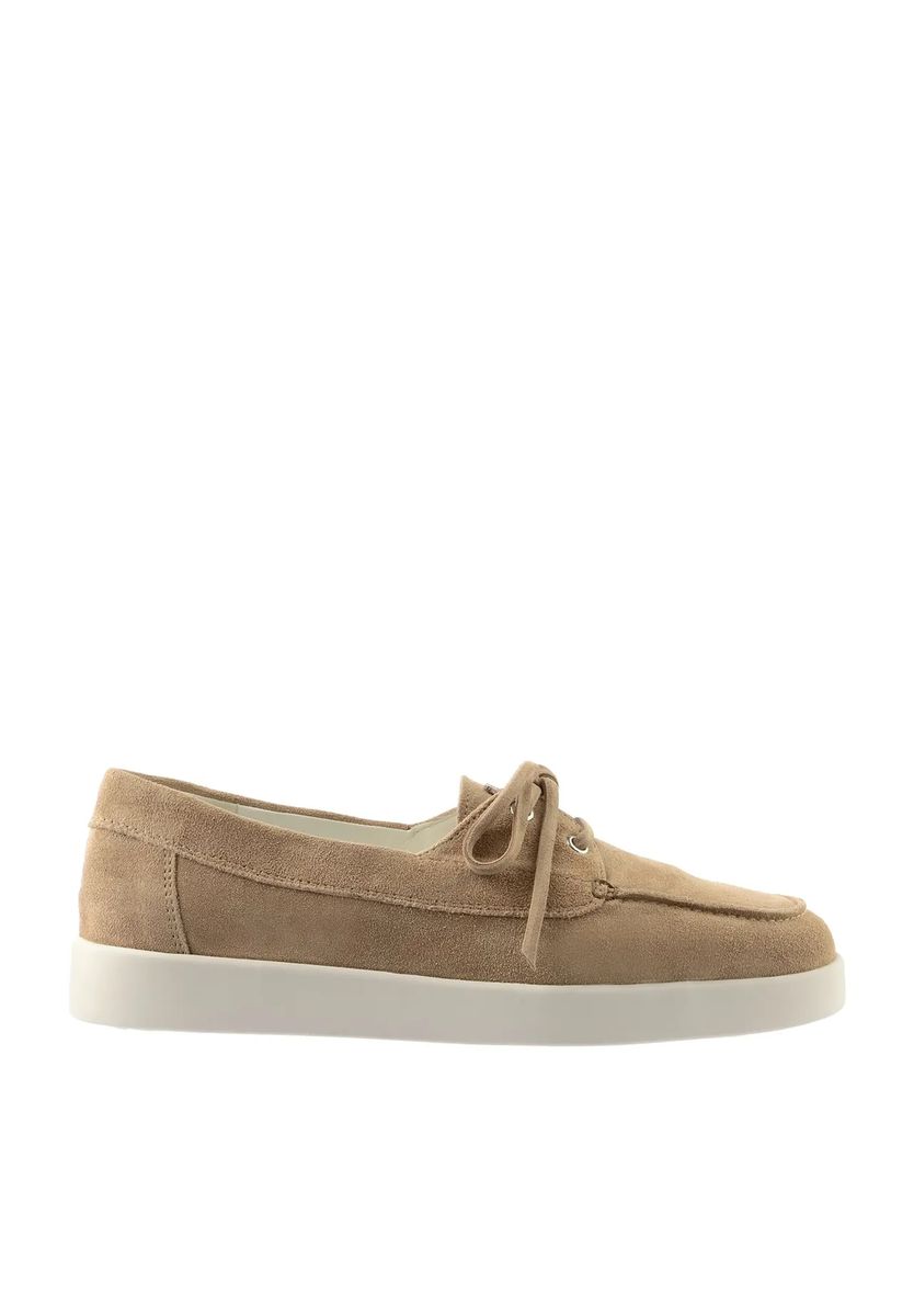 Suede Sacchetto Loafer im Bootsschuh-Stil