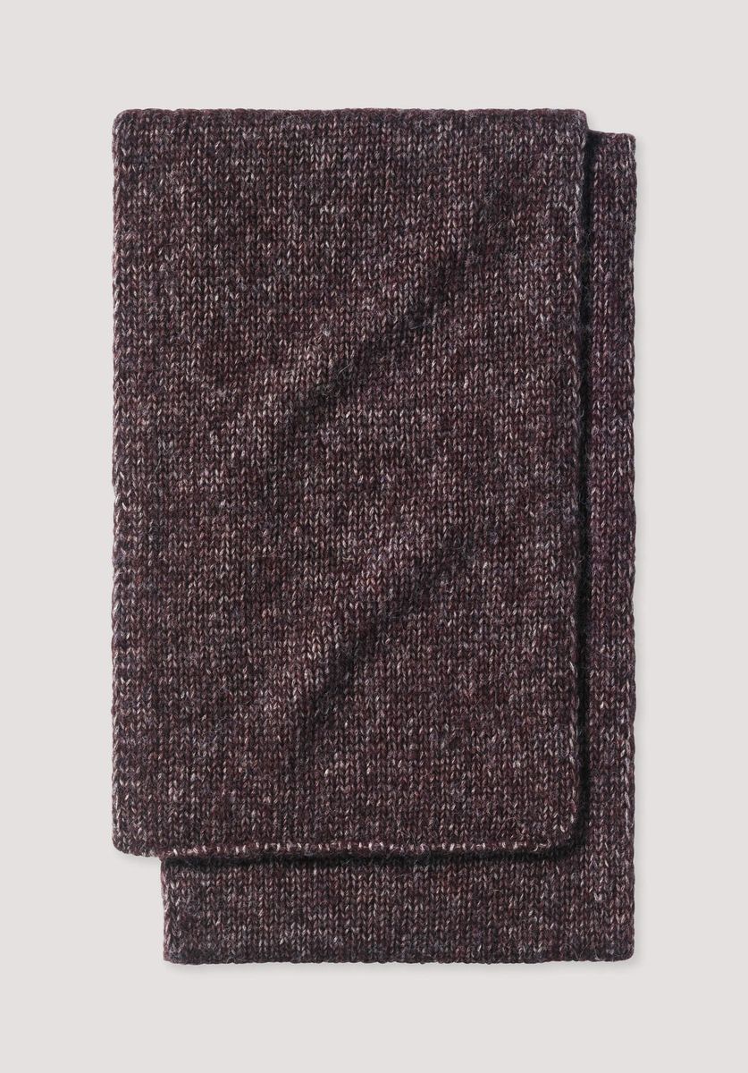 Voluminöser Strickschal aus Alpaka-Mix
