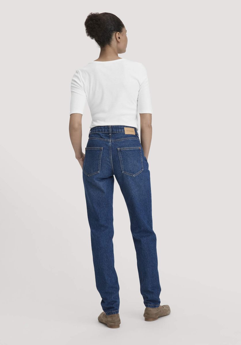 High-Rise Jeans im Mom-Fit
