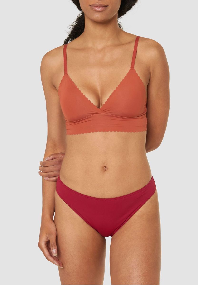Klassischer Bikini-Slip rot