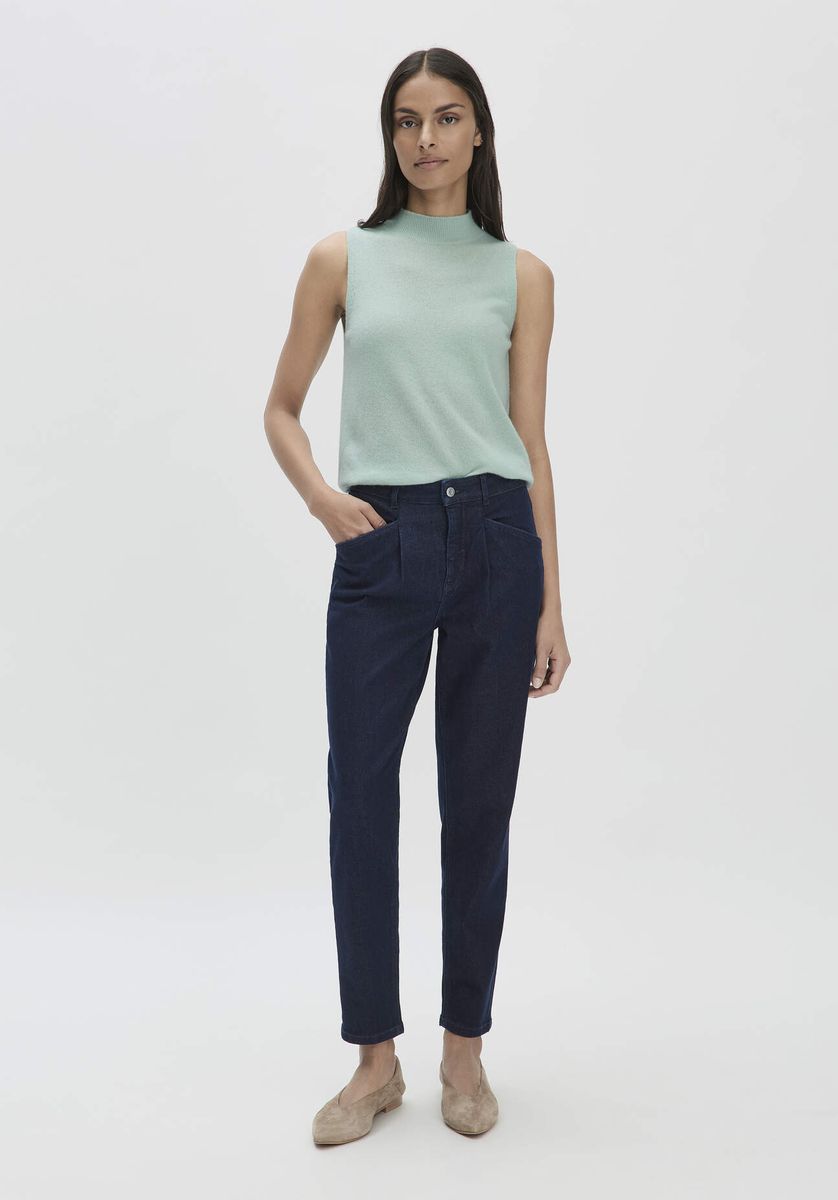 High-Waist-Jeans mit Barrel-Leg-Schnitt