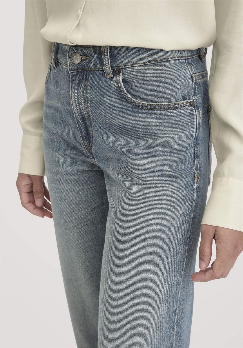 High-Waist Jeans im Barrel-Schnitt