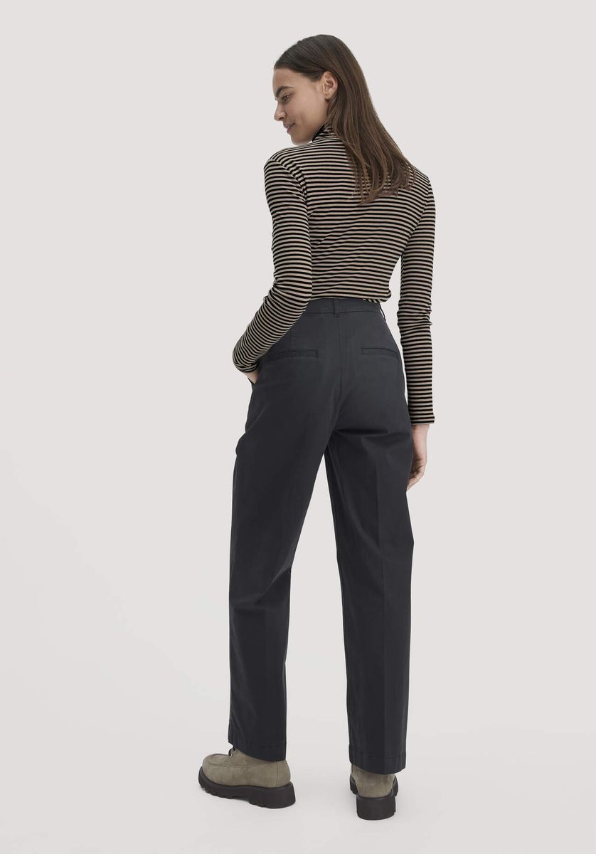 Gerade geschnittene Bio-Baumwollhose