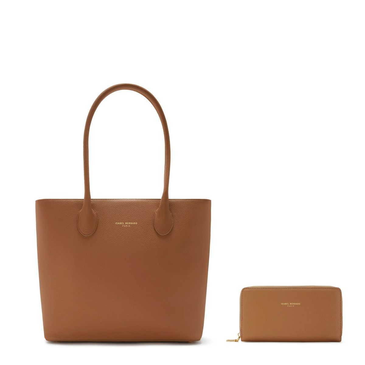 Shopper und Geldbörsen-Set aus Leder