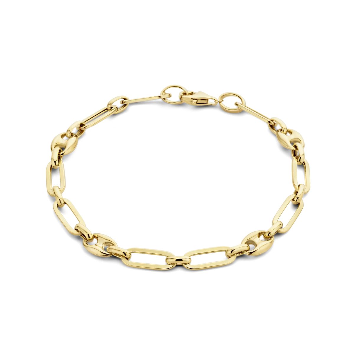 Elegantes Gliederarmband aus Gold