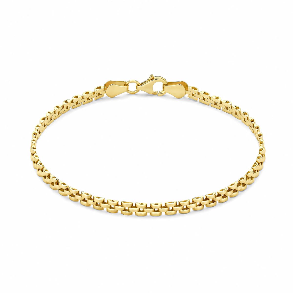 Elegante Gliederkette mit Verschluss