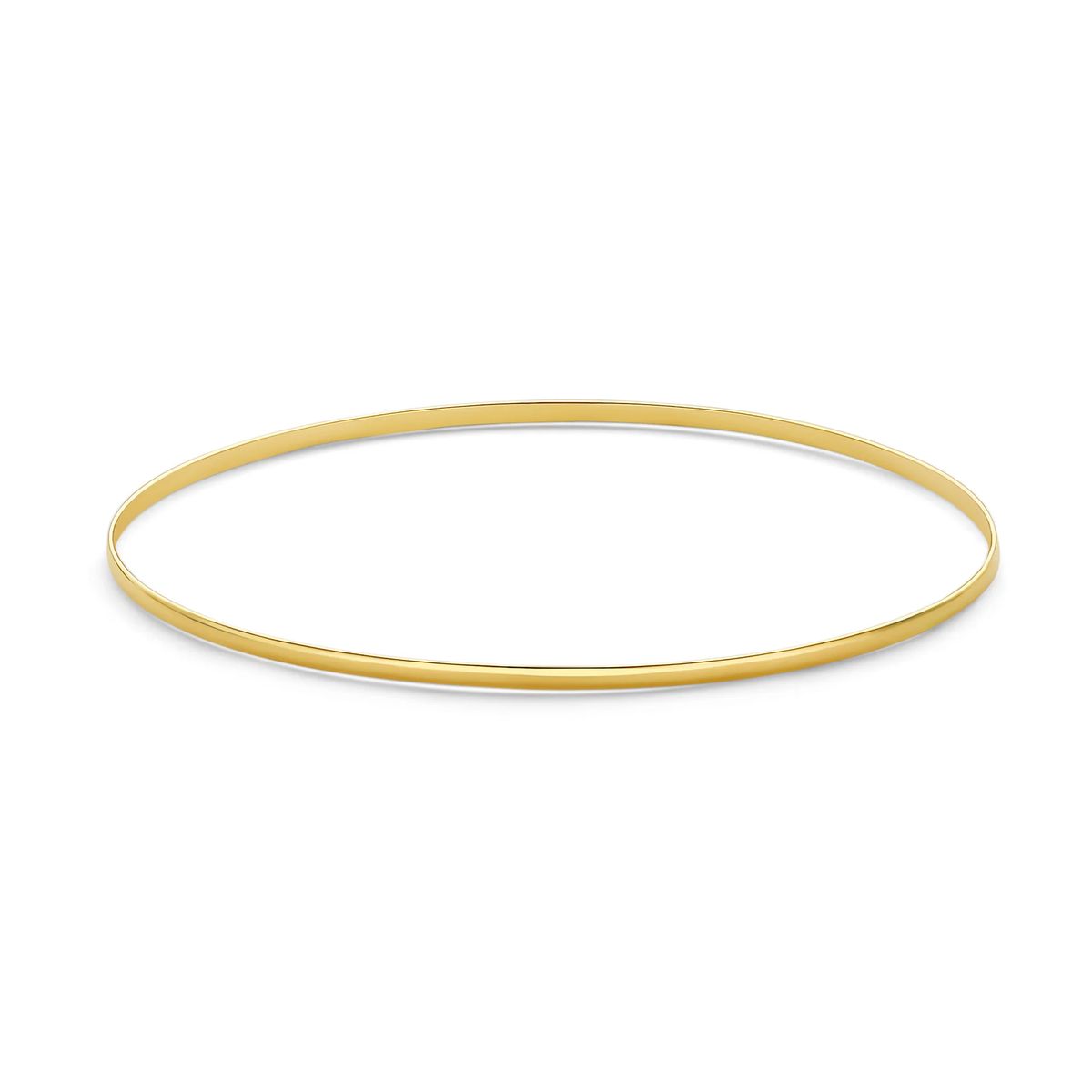 Minimalistischer polierter schmaler Armreif
