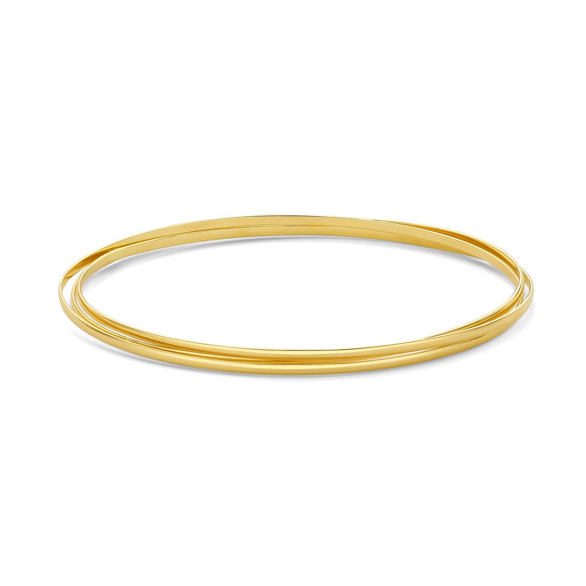 Minimalistisches Dreier-Armreifen-Set