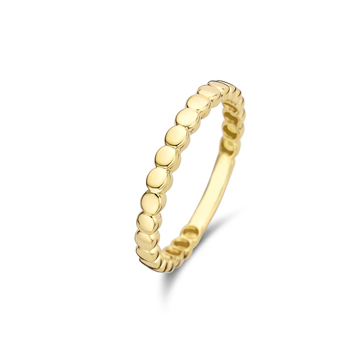 Beperlter Goldener Ring
