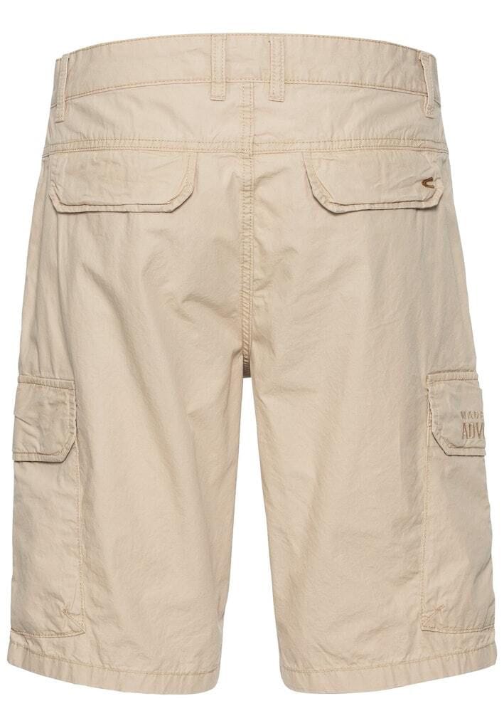 Herren Beige Regular Fit Cargo Shorts