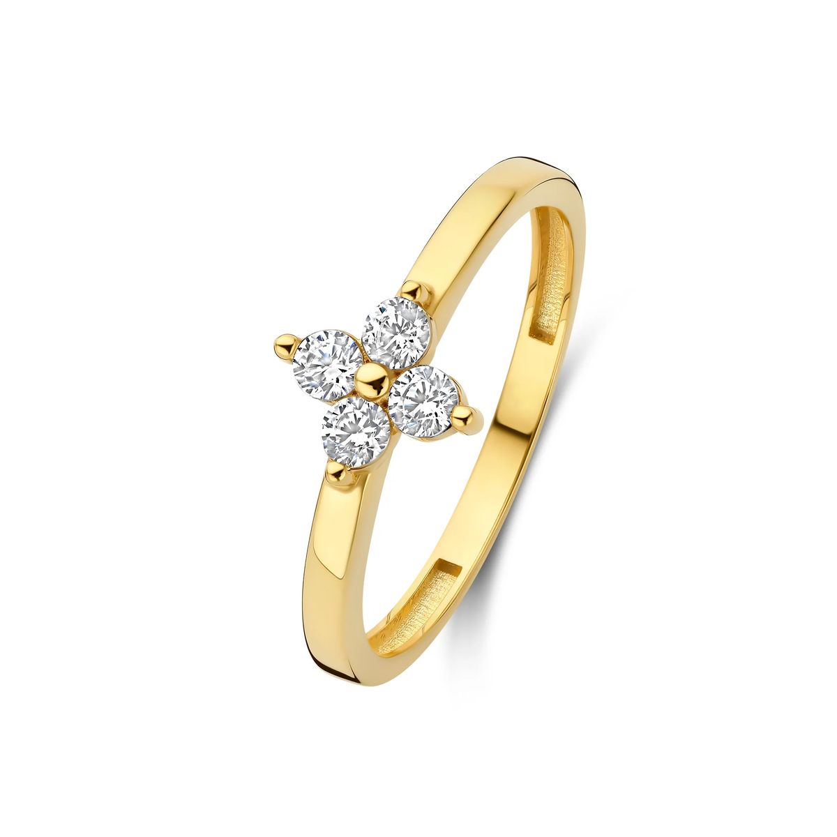 Audrey Ring mit Zirkonia-Blütencluster