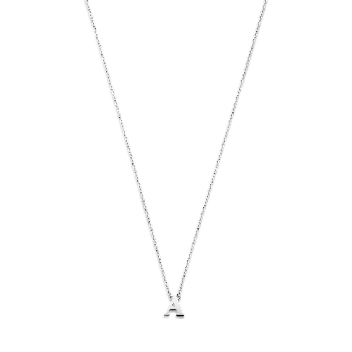 Zartes Initialen-Halsketten-Collier