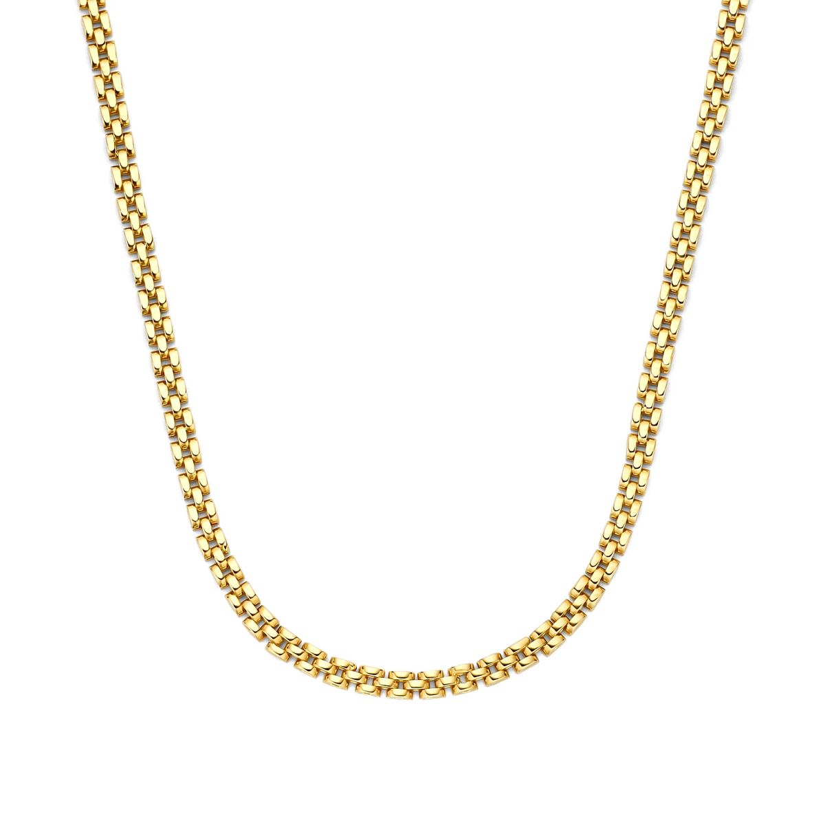 Moderne Gliederkette aus Gold