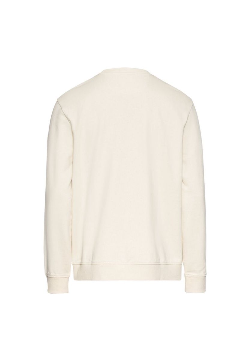 Rundhals-Sweatshirt mit Taschendetail