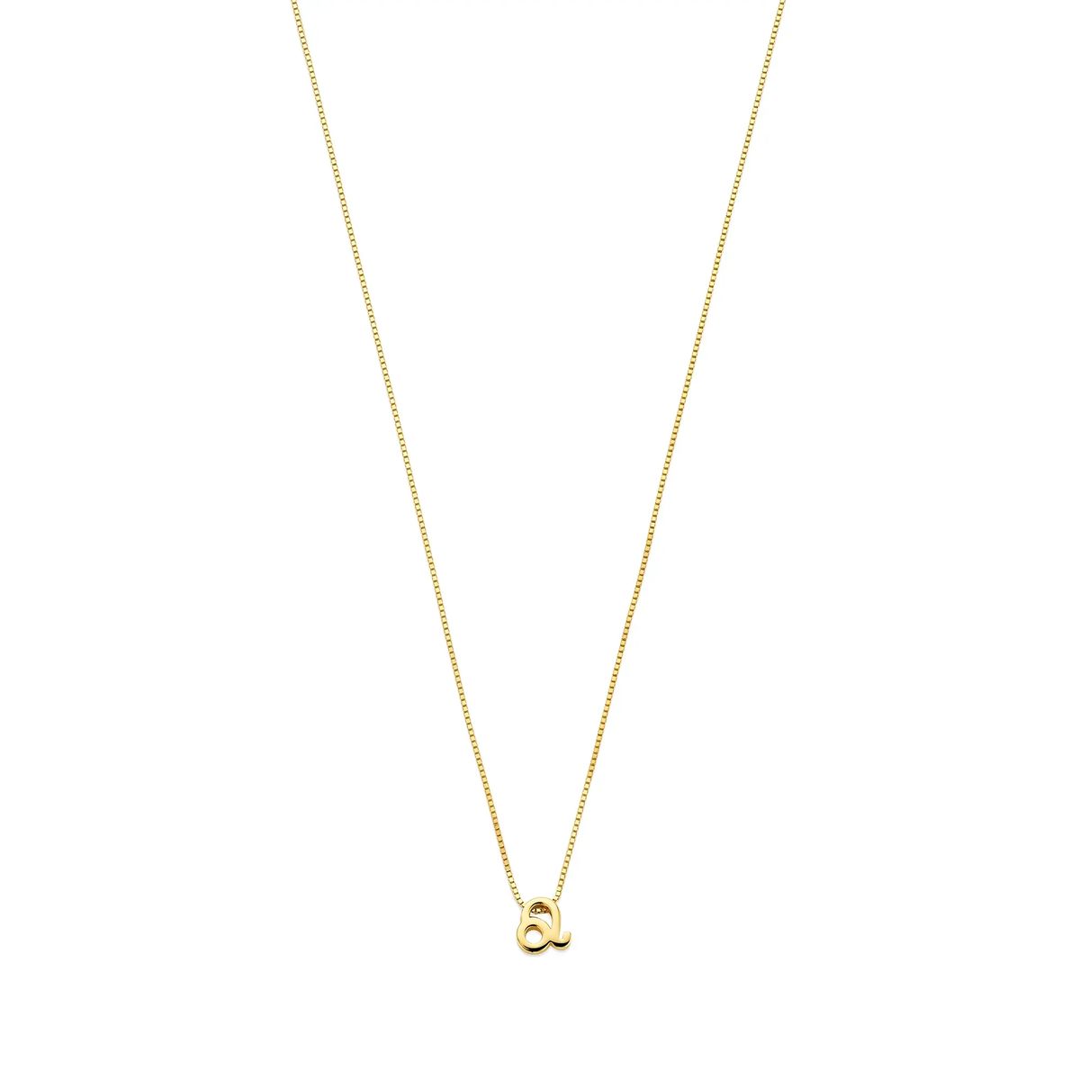14k Gold Löwe Sternzeichen-Kette