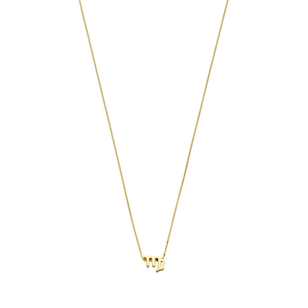 Goldkette mit Sternzeichen-Anhänger