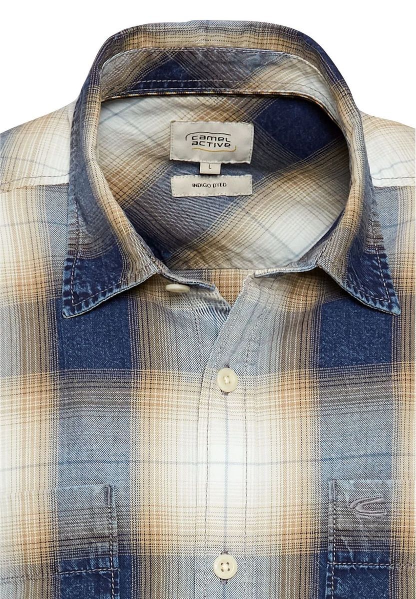 Lässiges Kurzarmhemd mit Karomuster