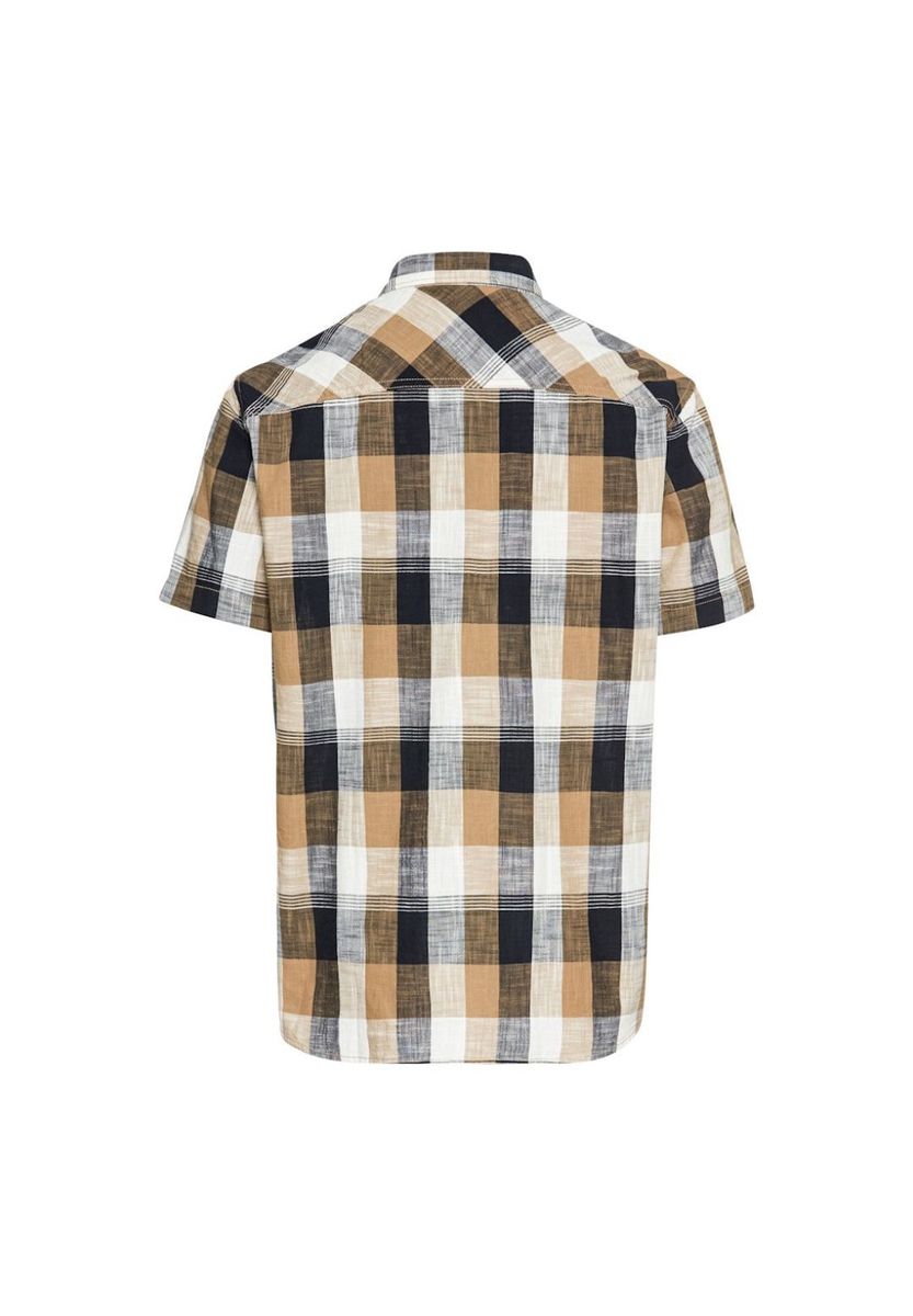 Klassisches kariertes Kurzarmhemd aus Baumwolle