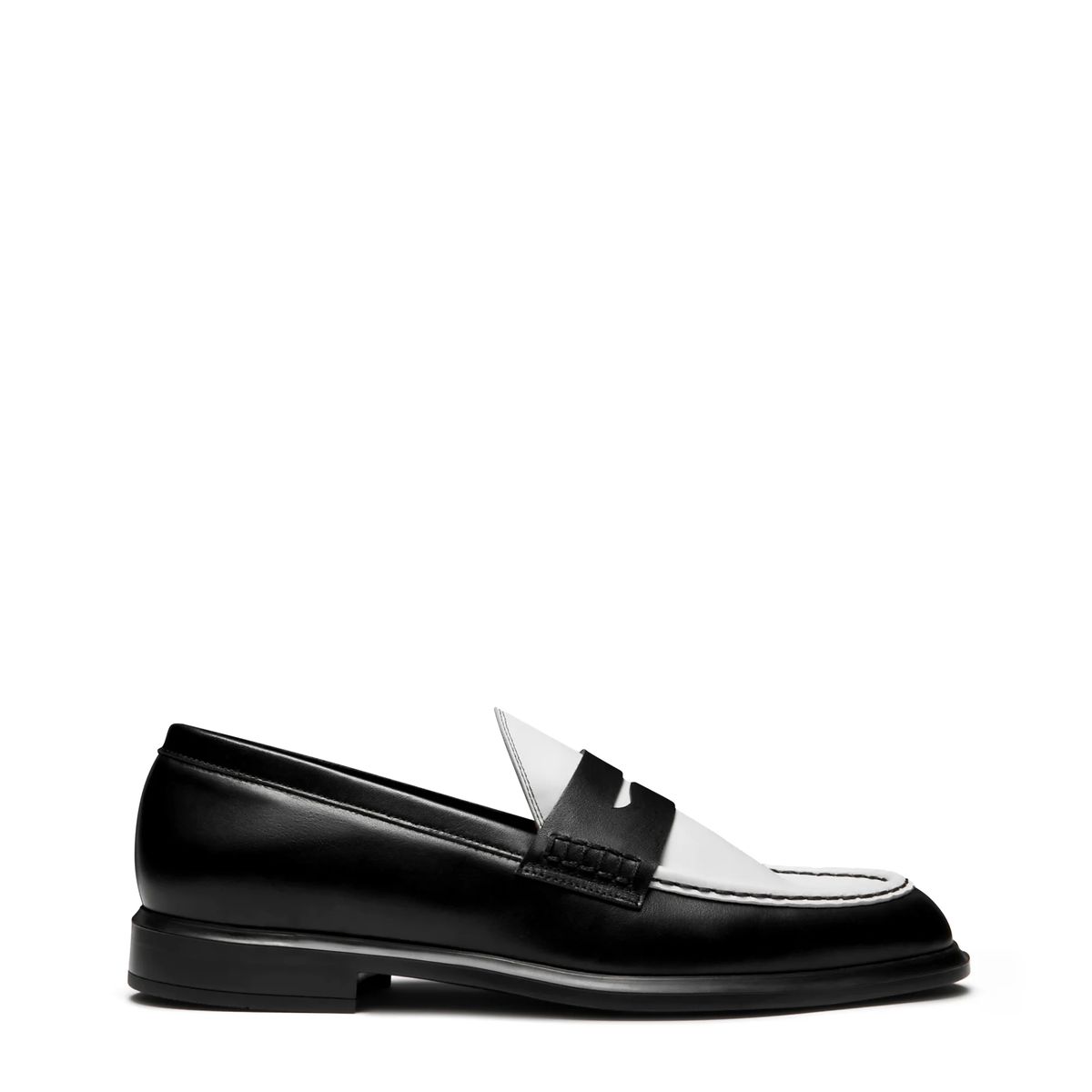 Elegante zweifarbige Penny Loafer