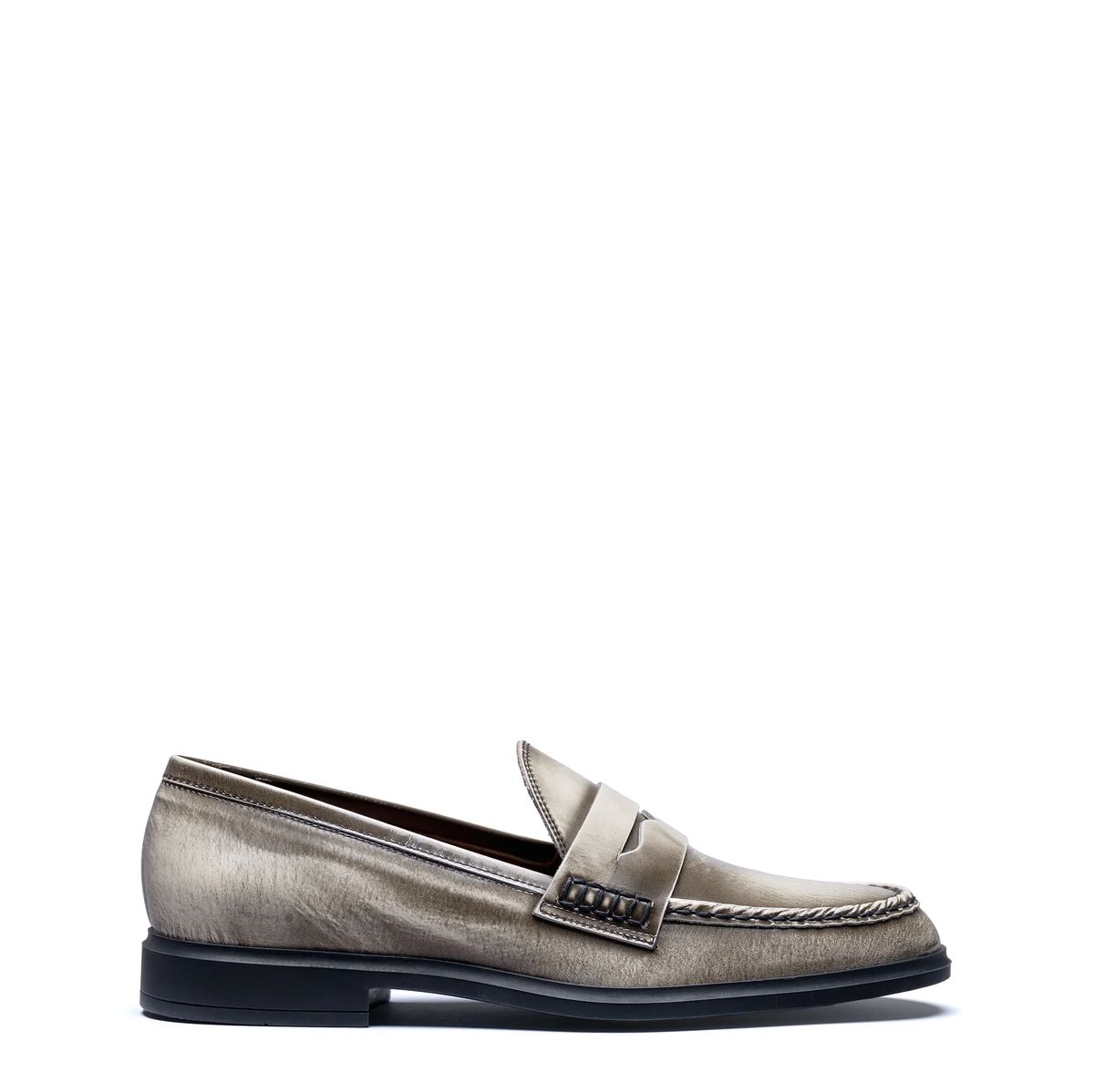 Polierte Loafer aus Spazzolato-Leder