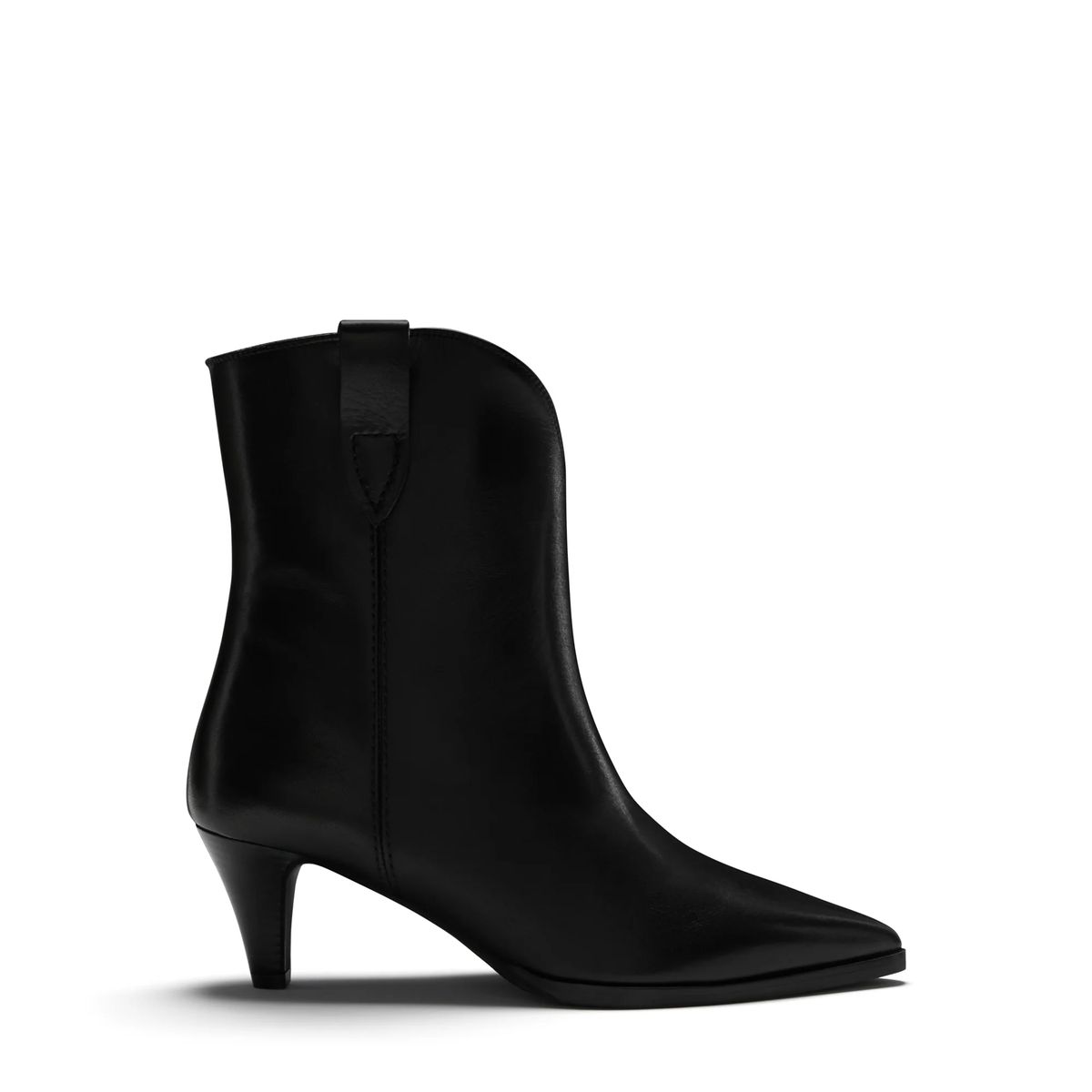 Spitze Ankle Boots mit Kitten-Heel