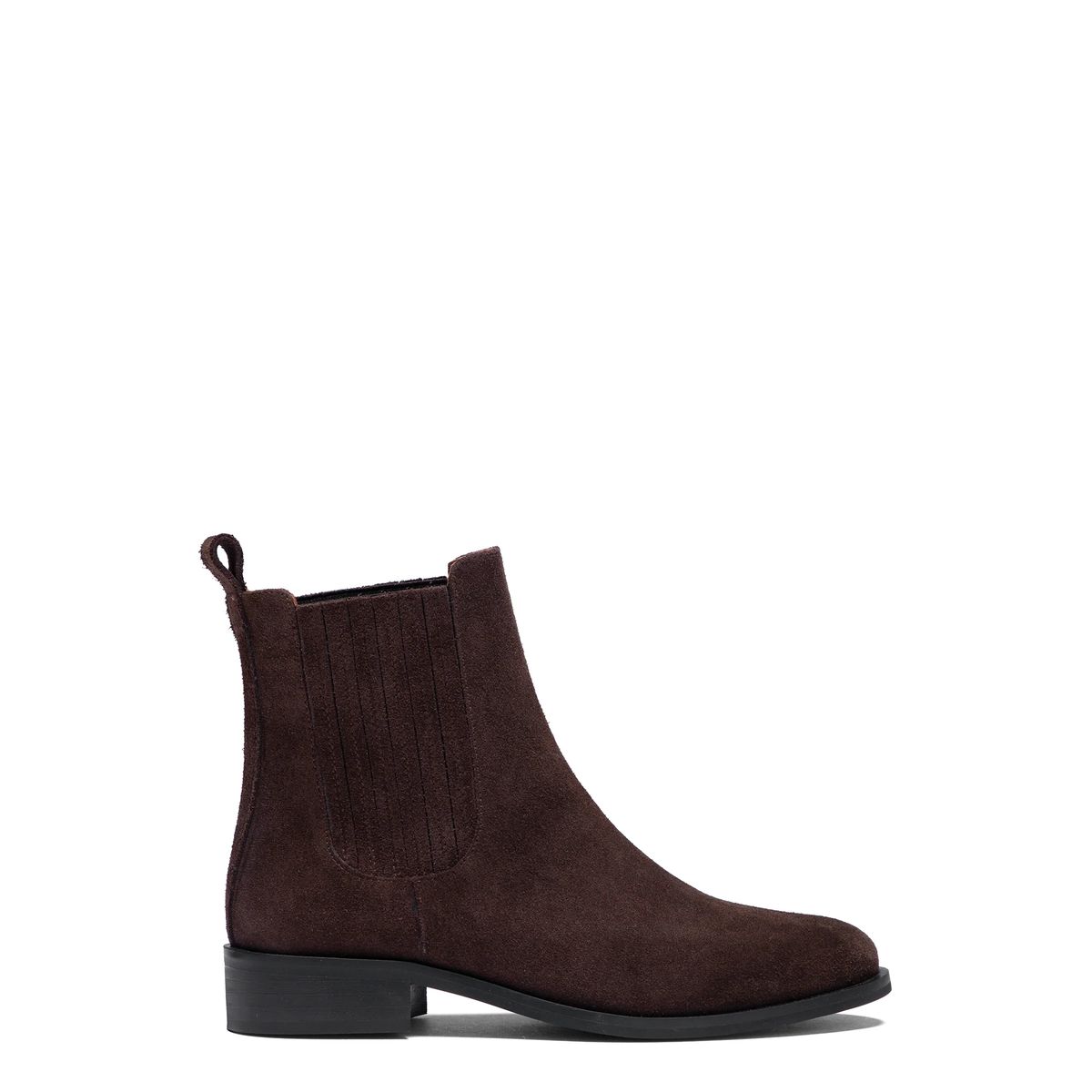 Klassische Chelsea-Boots aus Veloursleder