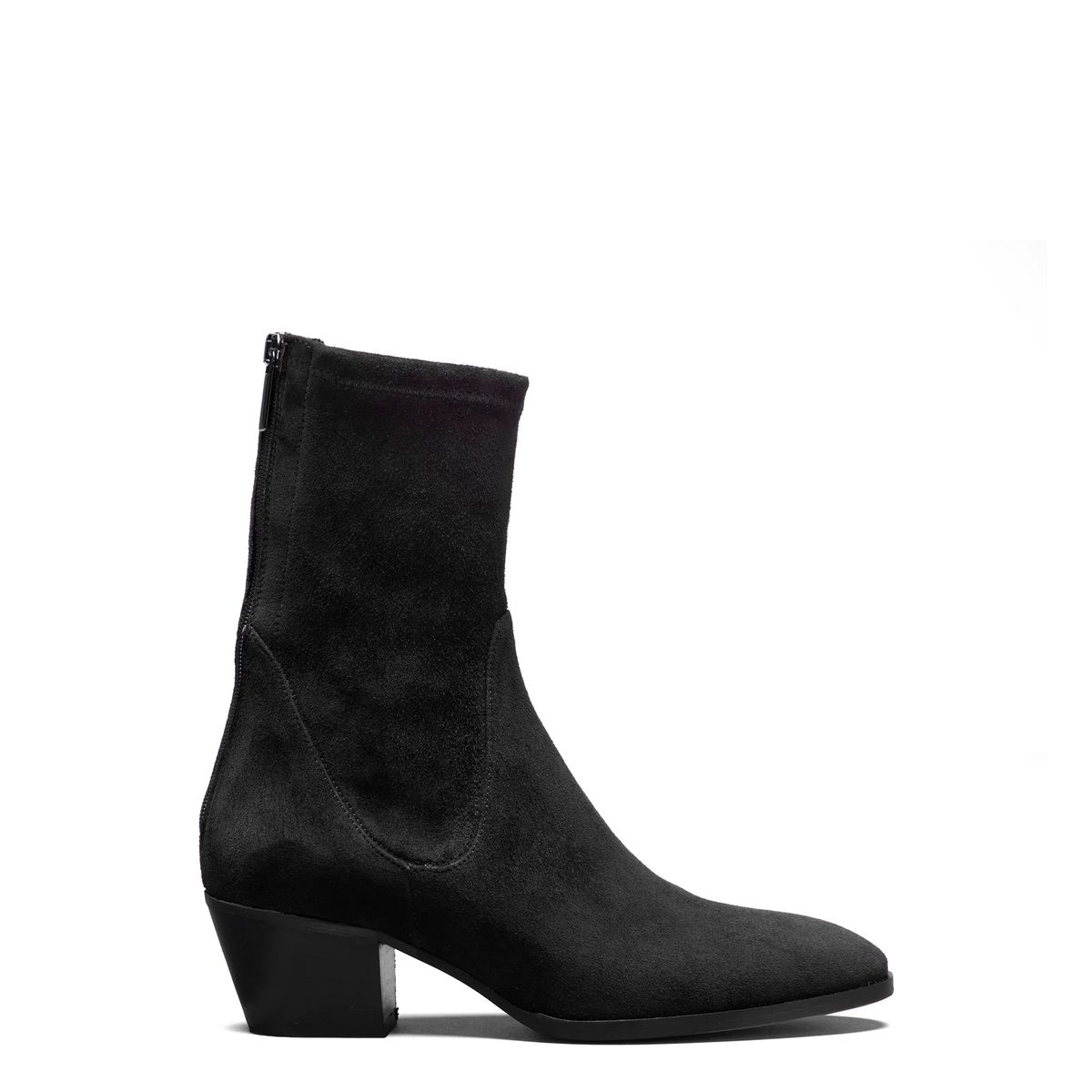 Estelle Stretch-Wildlederstiefeletten
