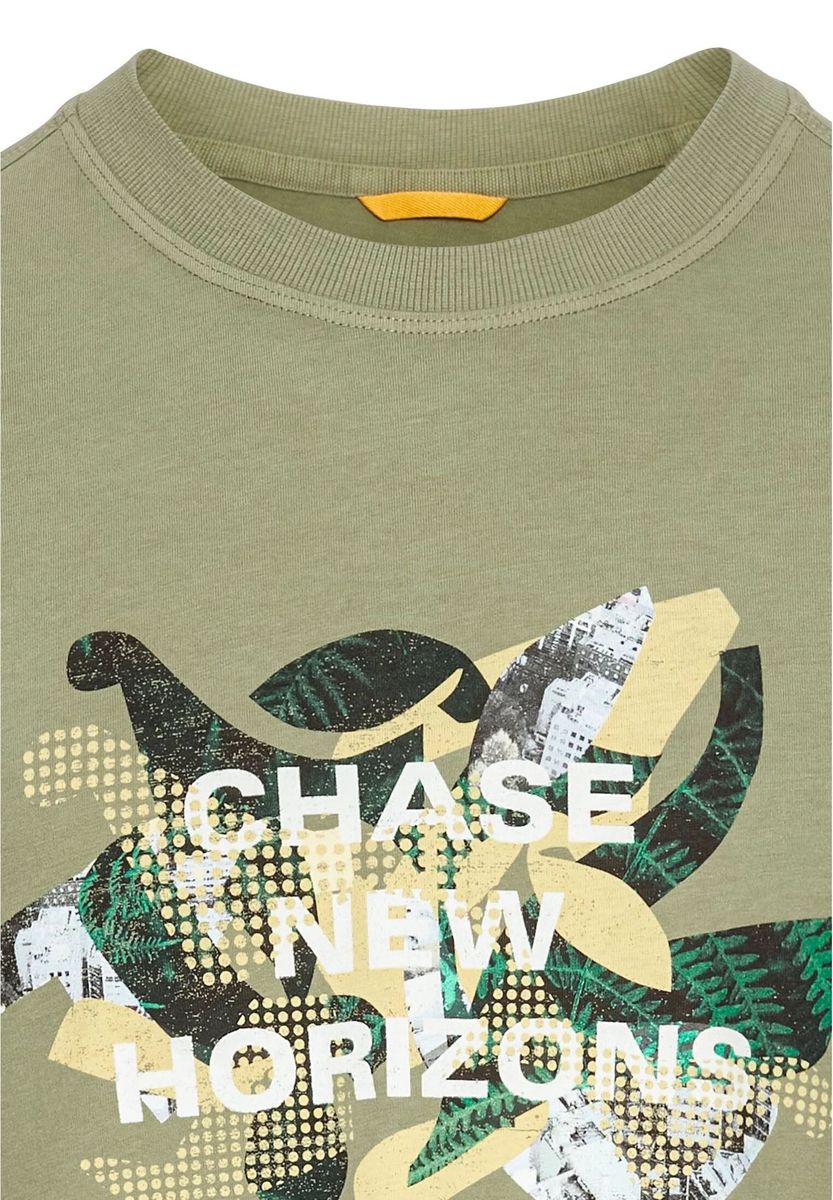 T-Shirt aus Bio-Baumwolle mit Grafikprint