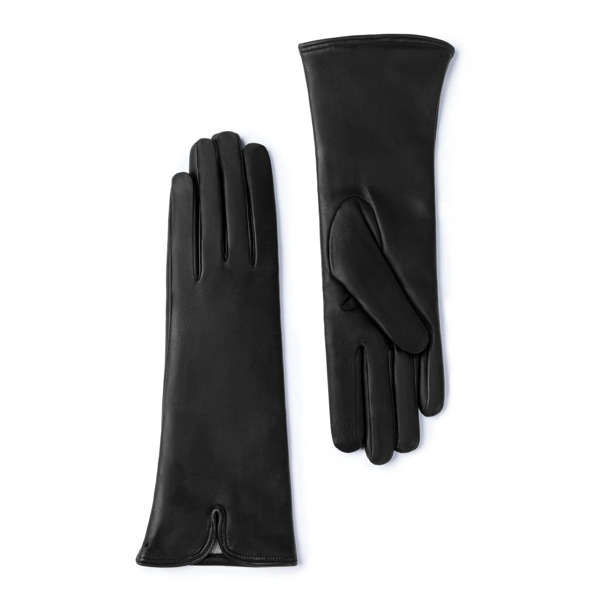 Elegante kaschmirgefütterte Nappaleder-Handschuhe